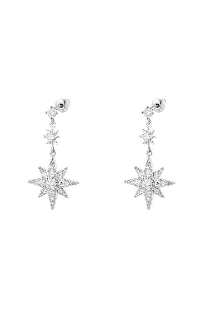 Boucles d'oreilles étoiles - Collection Sparkle Argenté Cuivré 