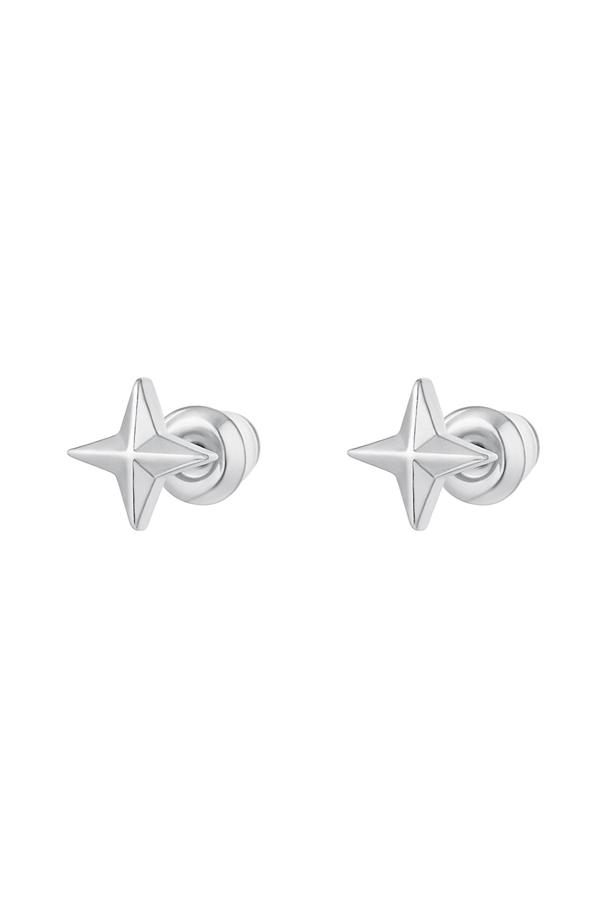 Pendientes Star - Colección Sparkle Plata Cobre
