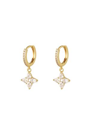 Earrings star - Sparkle collection Gold Copper h5 