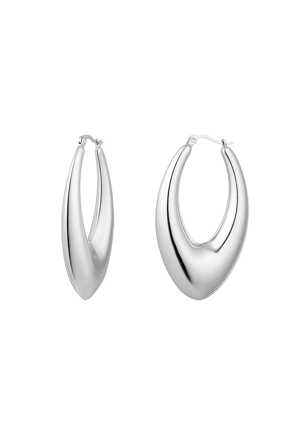 Earrings stainless steel chic small Silver 