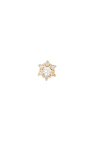Piercing flor - colección Sparkle Oro Cobre h5 