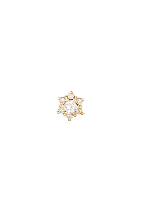 Piercing flor - colección Sparkle Oro Cobre