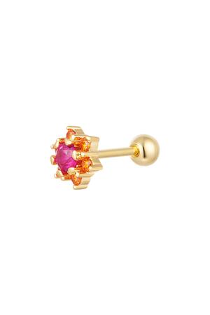 Piercing flower - Sparkle collection Fuchsia Copper h5 Picture2