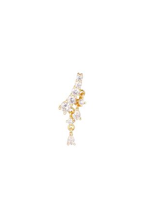 Piercing colored stones - Sparkle collection Gold Copper h5 