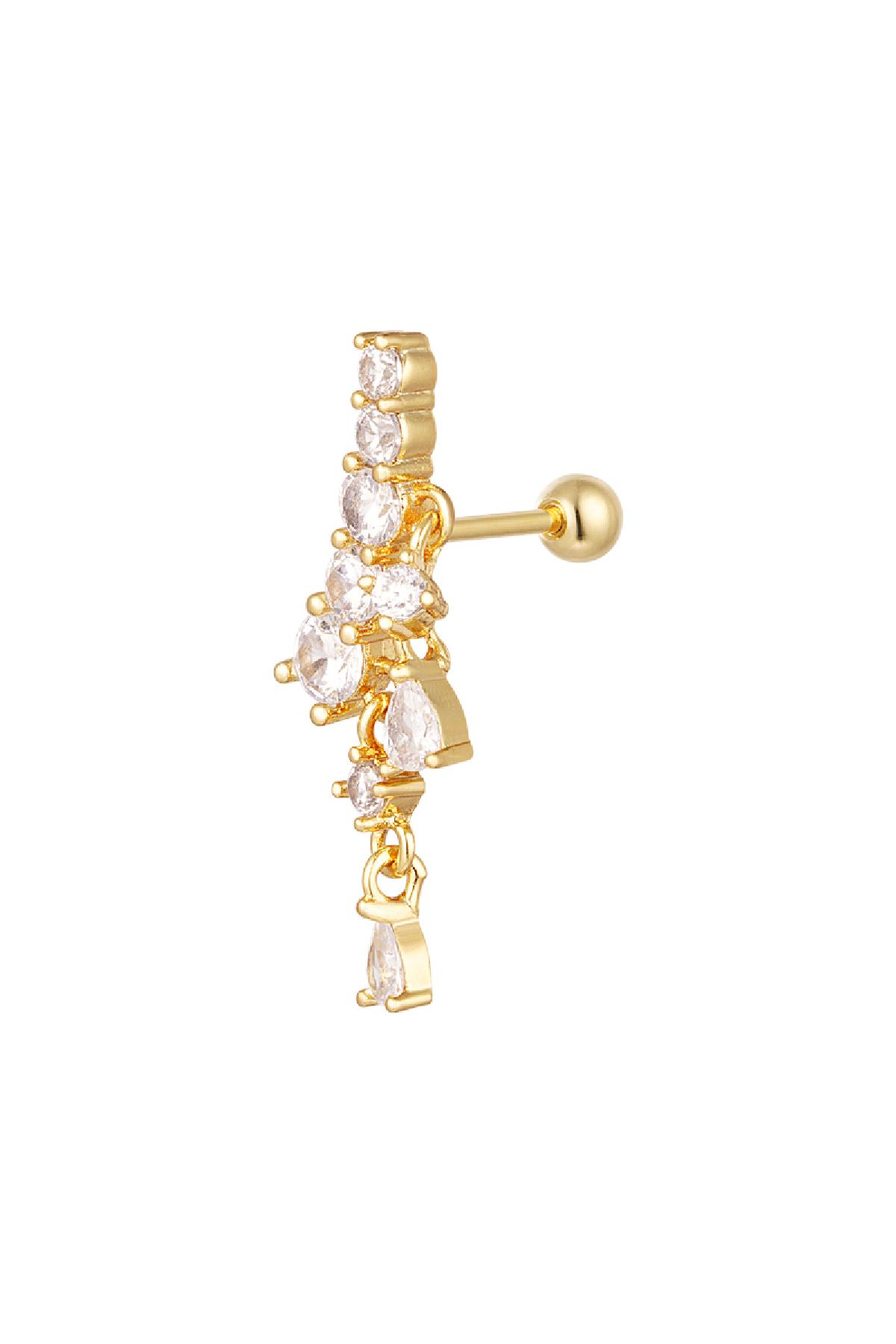 Piercing piedras de colores - colección Sparkle Oro Cobre