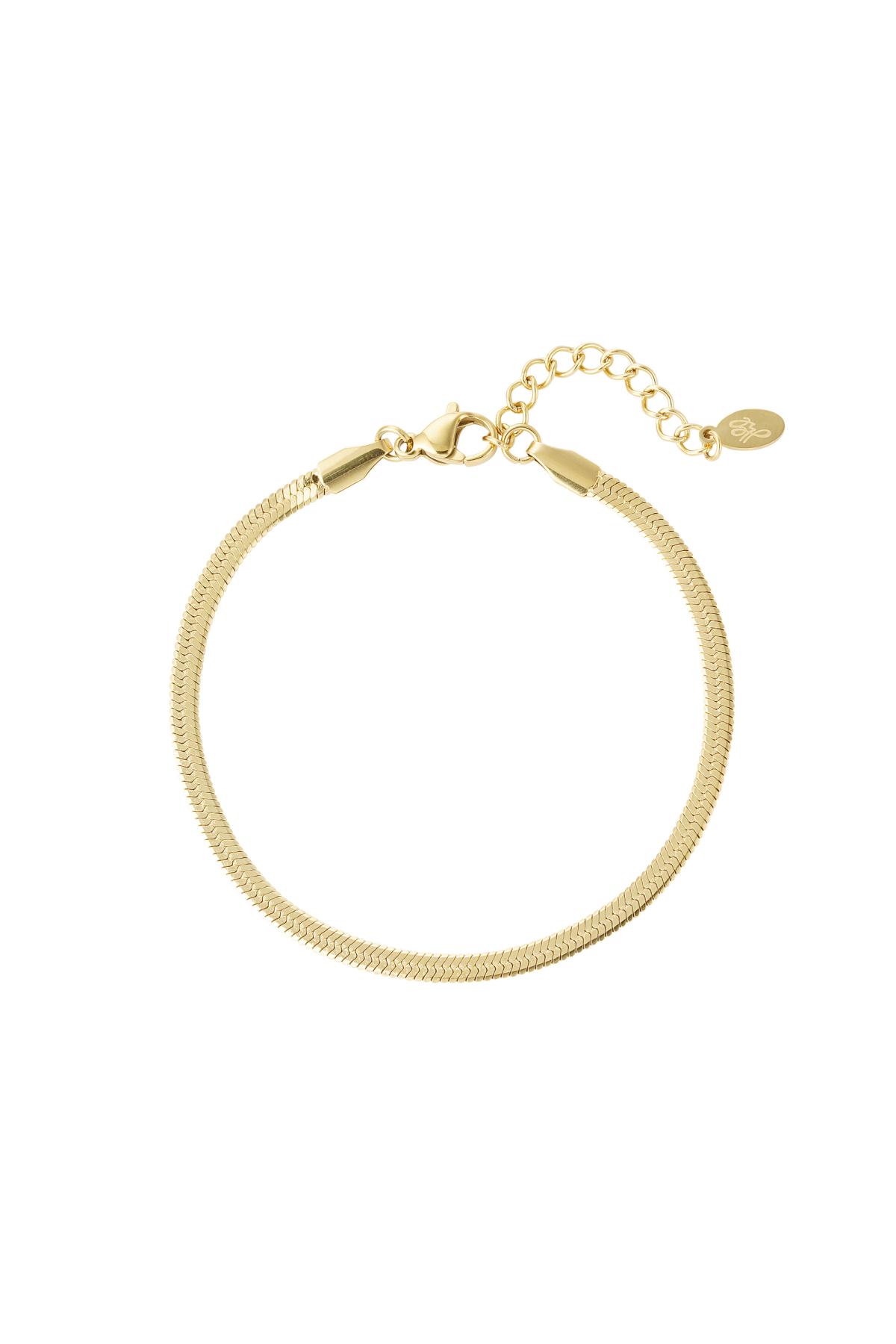 Bracciale basico Gold Stainless Steel