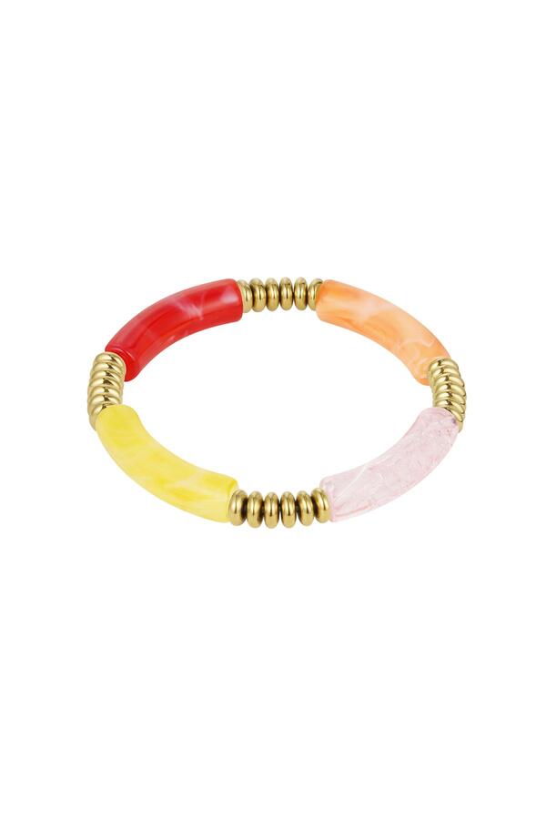 Tube bracelet multi Acrylic