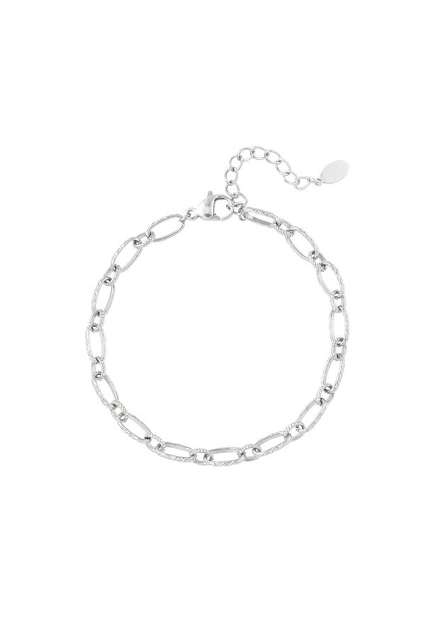 Link bracelet subtle Silver Stainless Steel