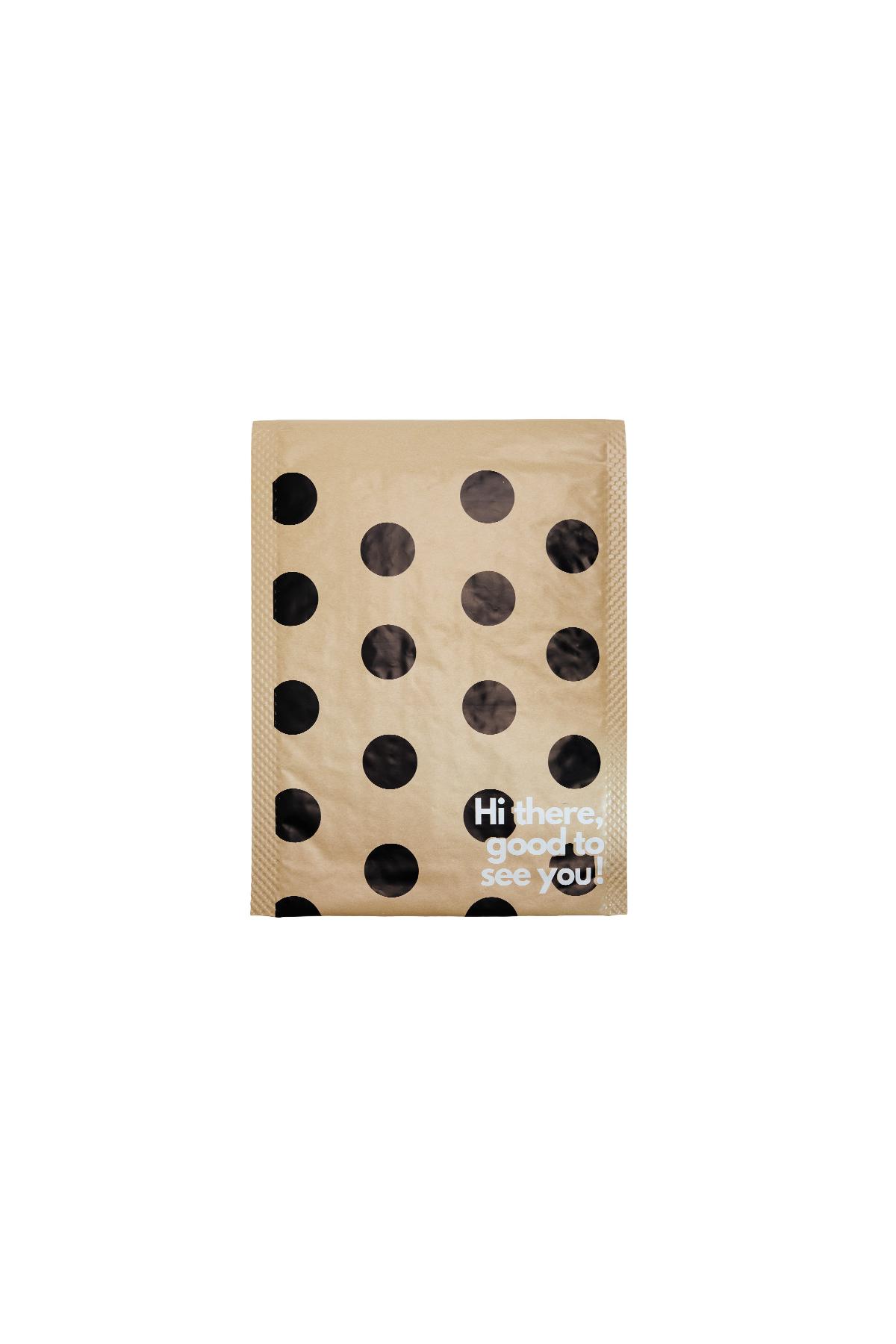 Shipping envelope Black & Beige Plastic