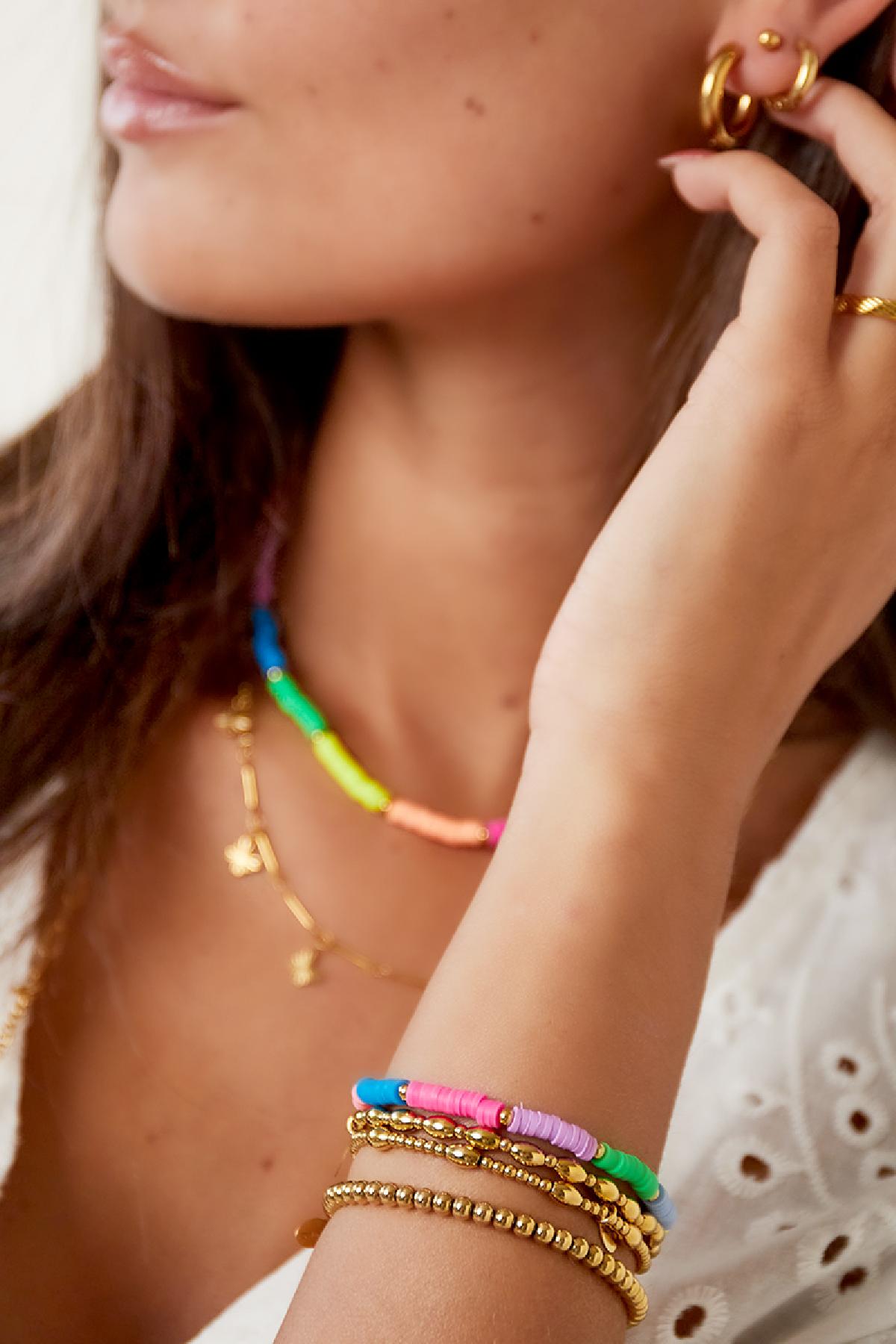 Neon rainbow bracelet - Rainbow collection Multi Stainless Steel 2