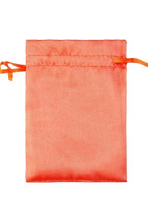 Jewelry bags Satin Small Orange Polyester h5 Image2