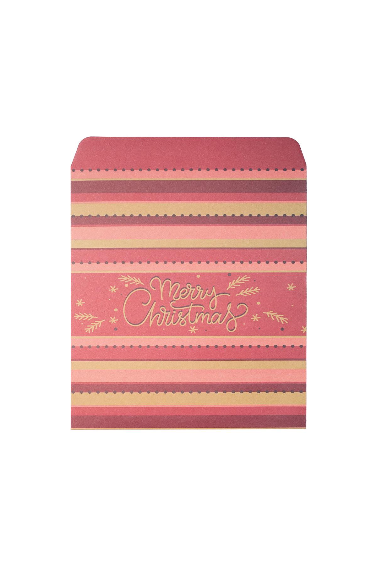 Gift Bag Merry Christmas Red Paper h5 