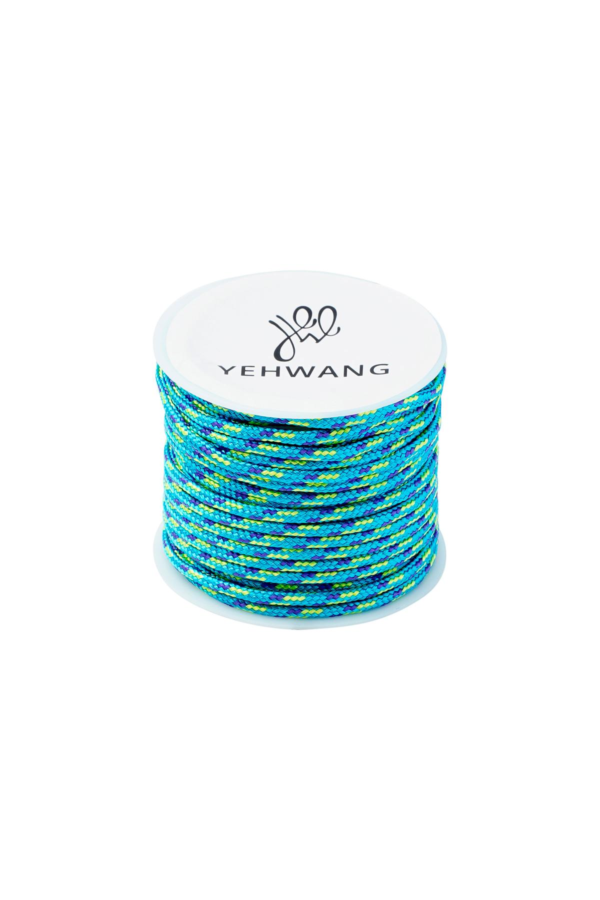 DIY Cord Multi Colors Green Polyester 2