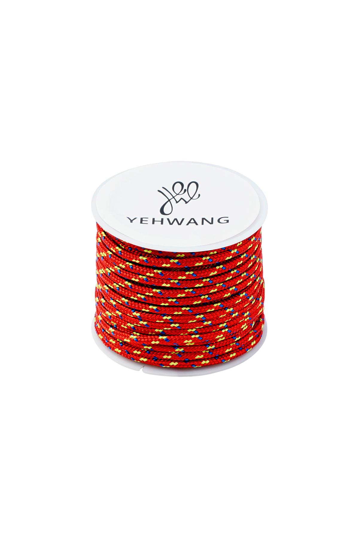 DIY Cord Multi Colors Orange Polyester 2