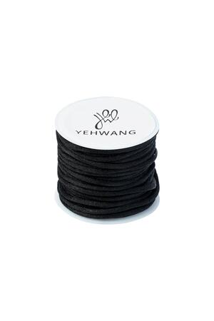 DIY Kordon Kış Renkleri Black Polyester h5 