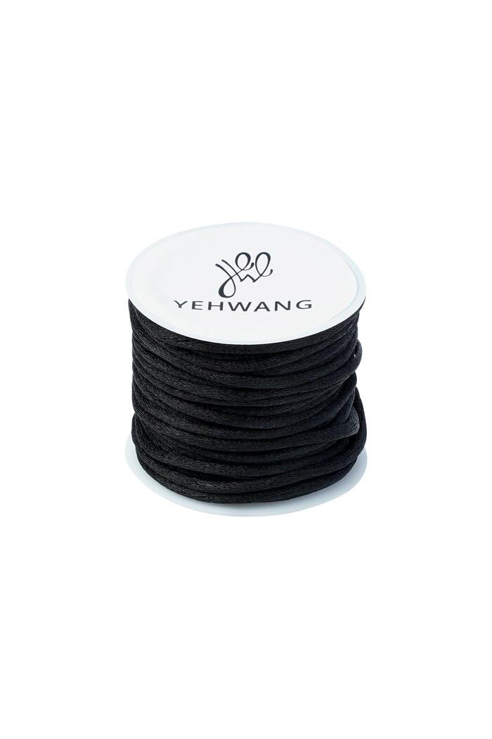DIY Cord Winter Colors Black Polyester 