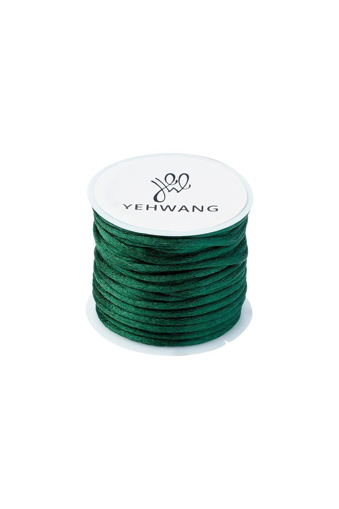 DIY Cord Winter Colors Green Polyester 
