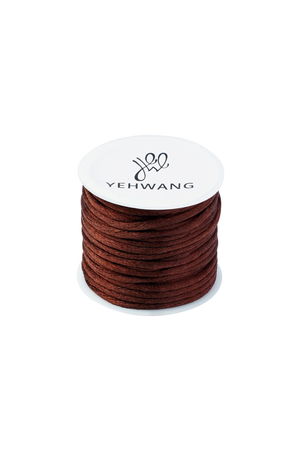 DIY Cord Winter Colors Brown Polyester