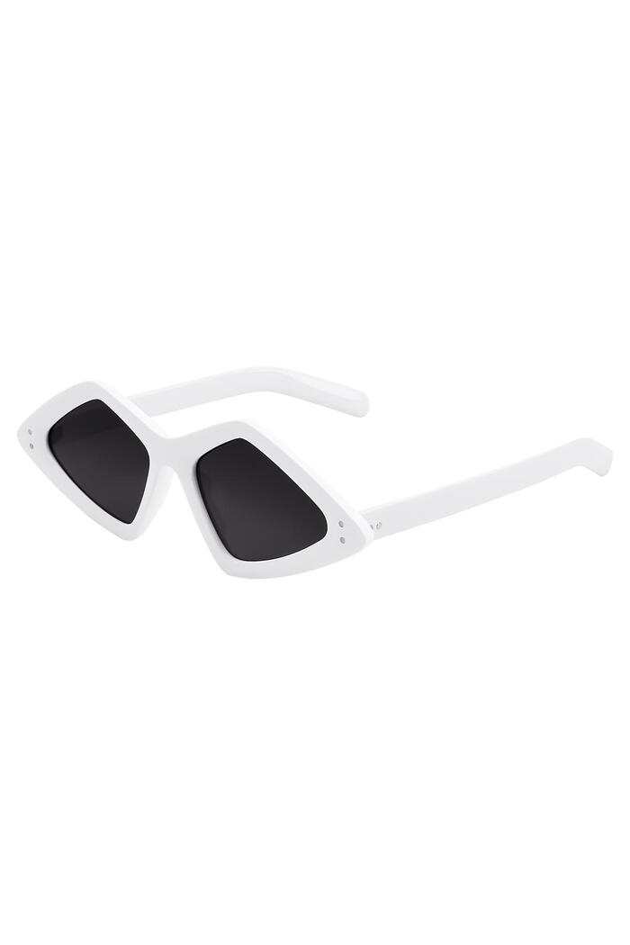 Des lunettes de soleil Retro Blanc Métal One size 