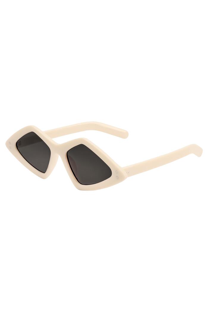 Sunglasses Retro Beige Metal One size 