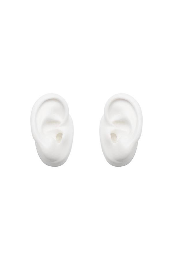 Display Ear Set Weiß Kunststoff