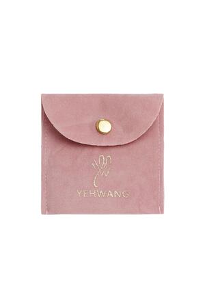 Jewelry pouch Pink Polyester h5 