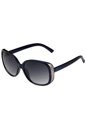 Sonnenbrille New Edge Blau und Silber Blau & Silber Kunststoff One size h5 