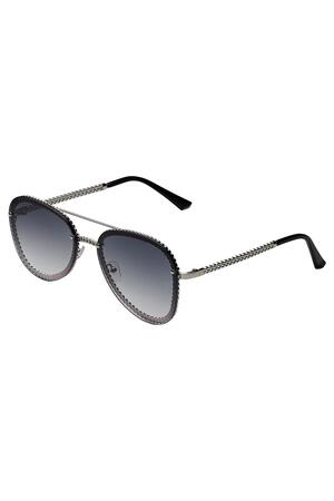 Sonnenbrille Silber Kunststoff One size h5 