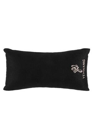 Bracelet cushion Black Flannel h5 