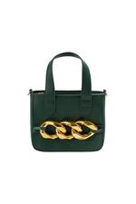 Green / PU bag with metal chain Green Picture2