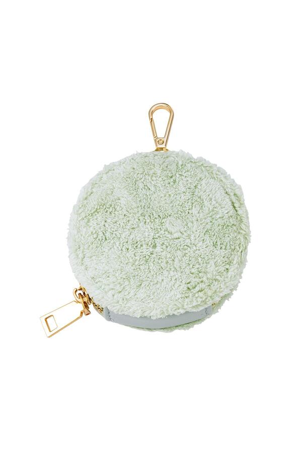 Fluffy pouch Green Polyester