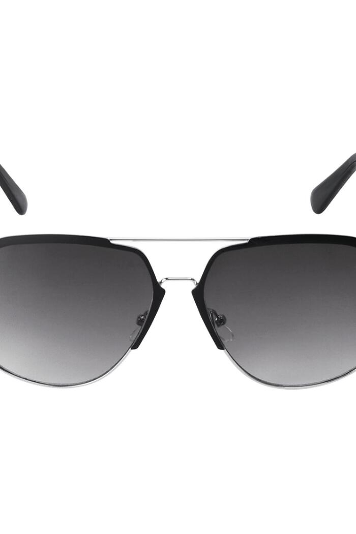 Sonnenbrille für Piloten Dunkelgrau Metall One size Bild4