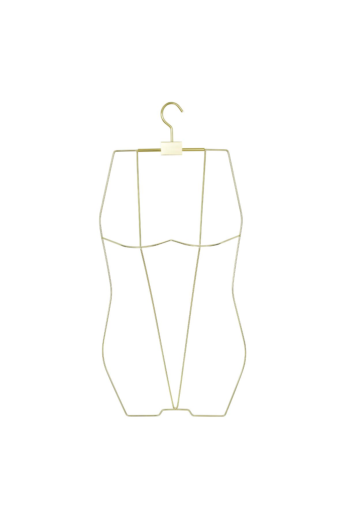 Clothing hanger swimwear Gold h5 