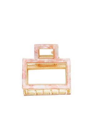 Open hair clip marble Pink Sheet Material h5 