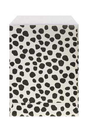 Bolsa de papel con estampado de leopardo pequeña Negro & Beige Paper h5 Imagen2