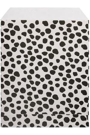 Sac en papier imprimé léopard Noir & Beige Paper h5 Image2