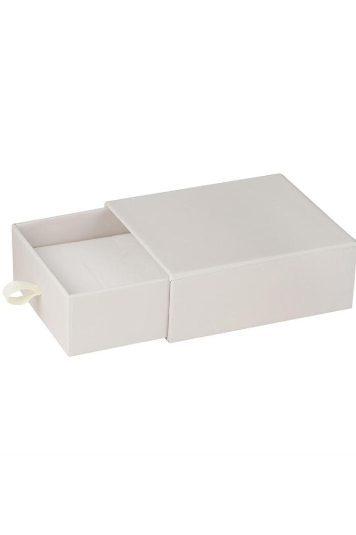 Boîte à bijoux extensible Blanc cassé Paper Image3