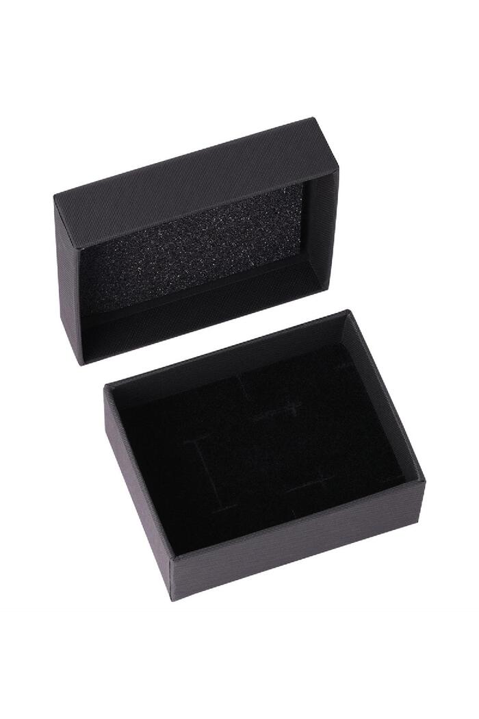 Boîte à bijoux avec couvercle amovible Noir Paper Image3