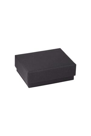Boîte à bijoux avec couvercle amovible Noir Paper h5 