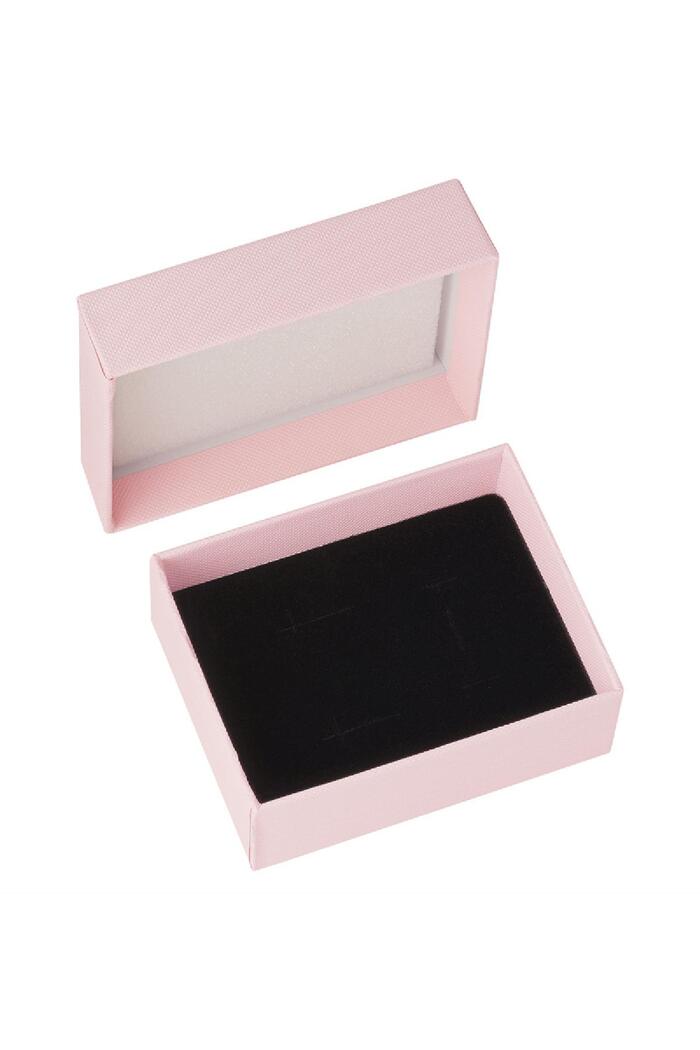 Gevşek kapaklı mücevher kutusu Pink Paper Resim3