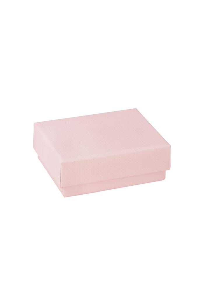 Gevşek kapaklı mücevher kutusu Pink Paper 