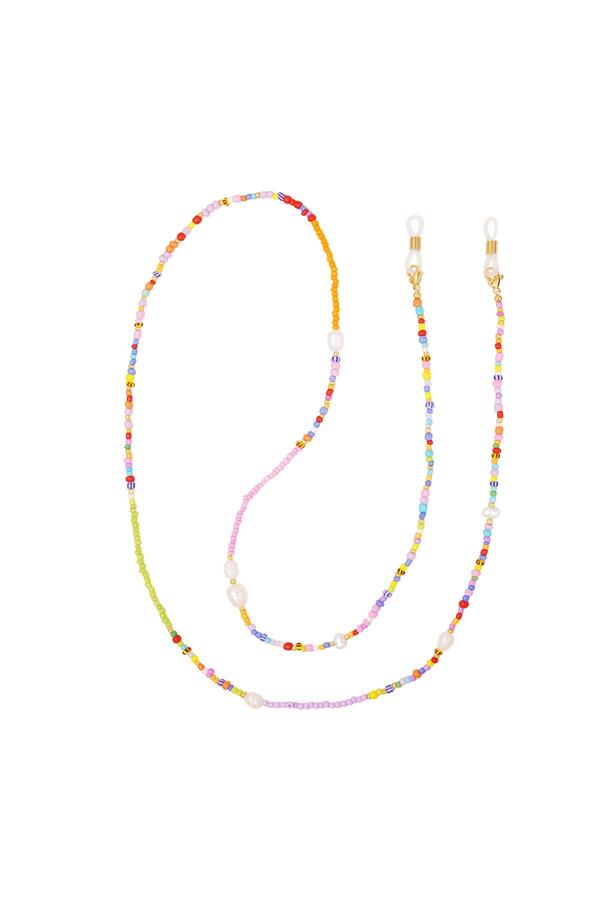 Colourful beads sunglasses cord Multi