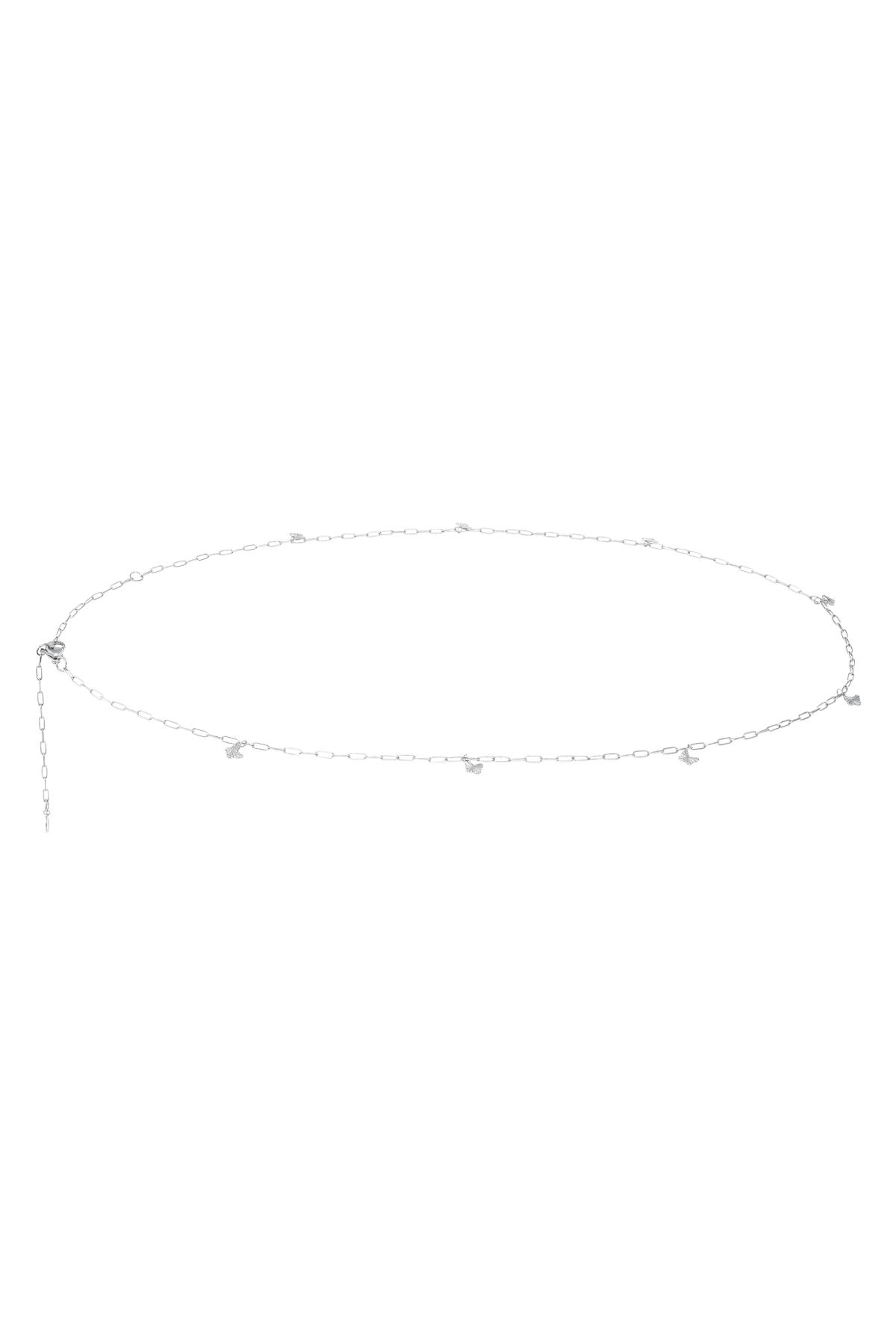 Bauchkette mit Blumenanhängern