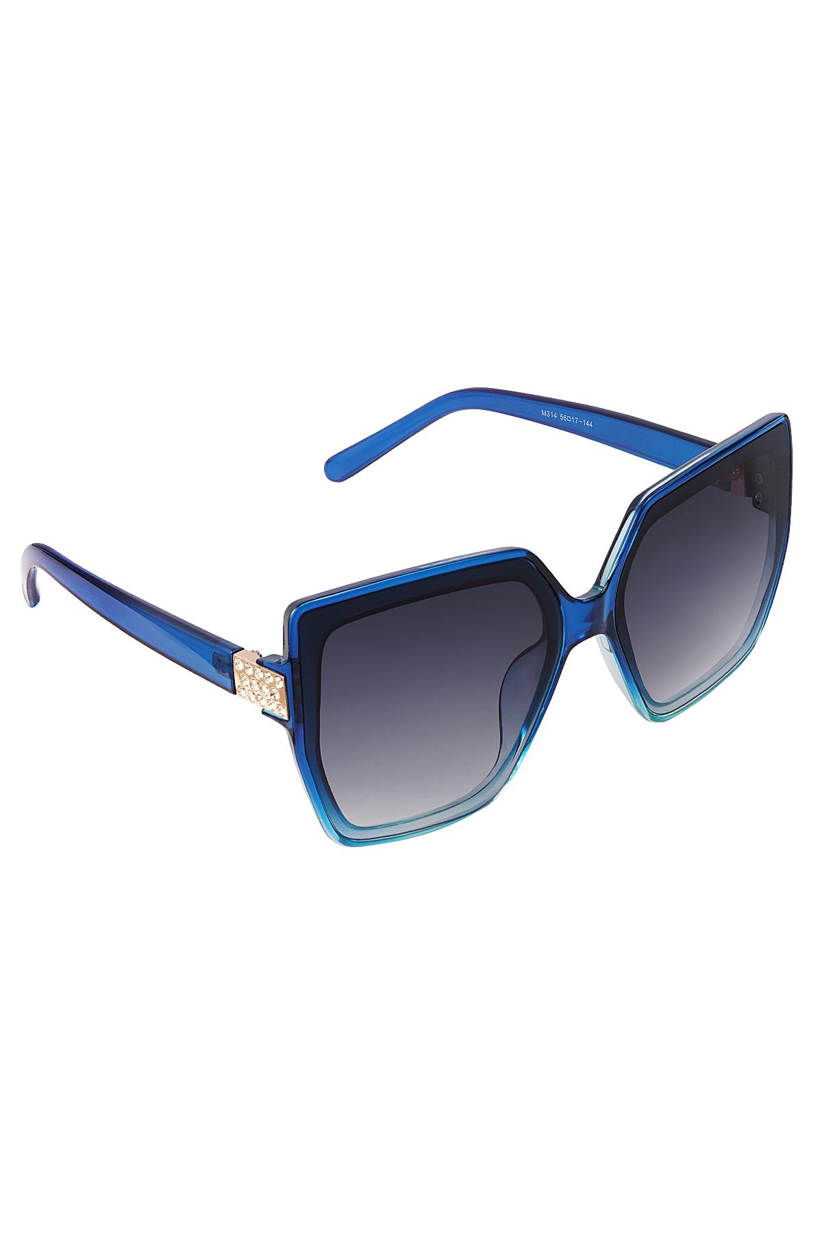 Big colourful sunglasses Blue PC One size 