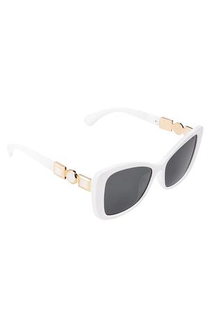 Grandi occhiali da sole brillano Grey PC One size h5 