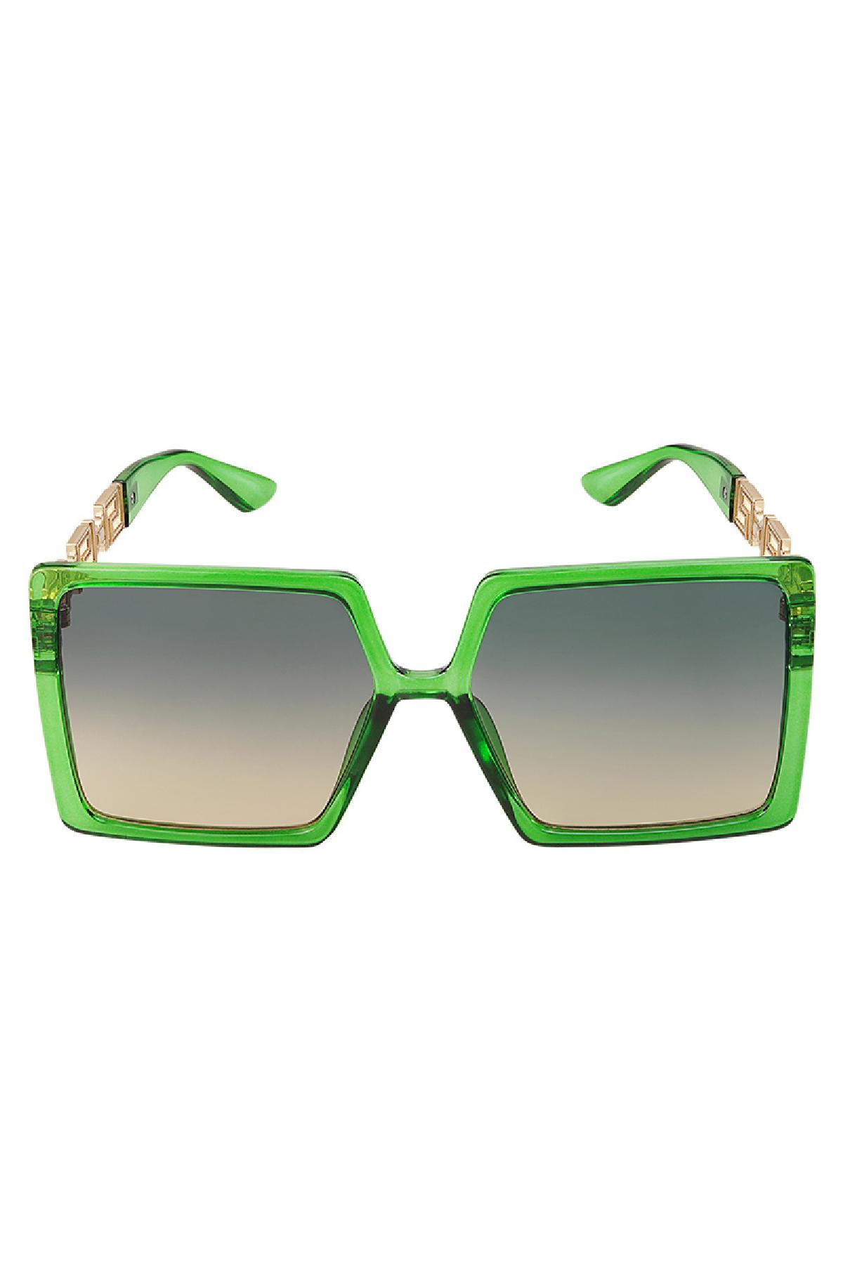 Square sunglasses Green PC One size Picture3