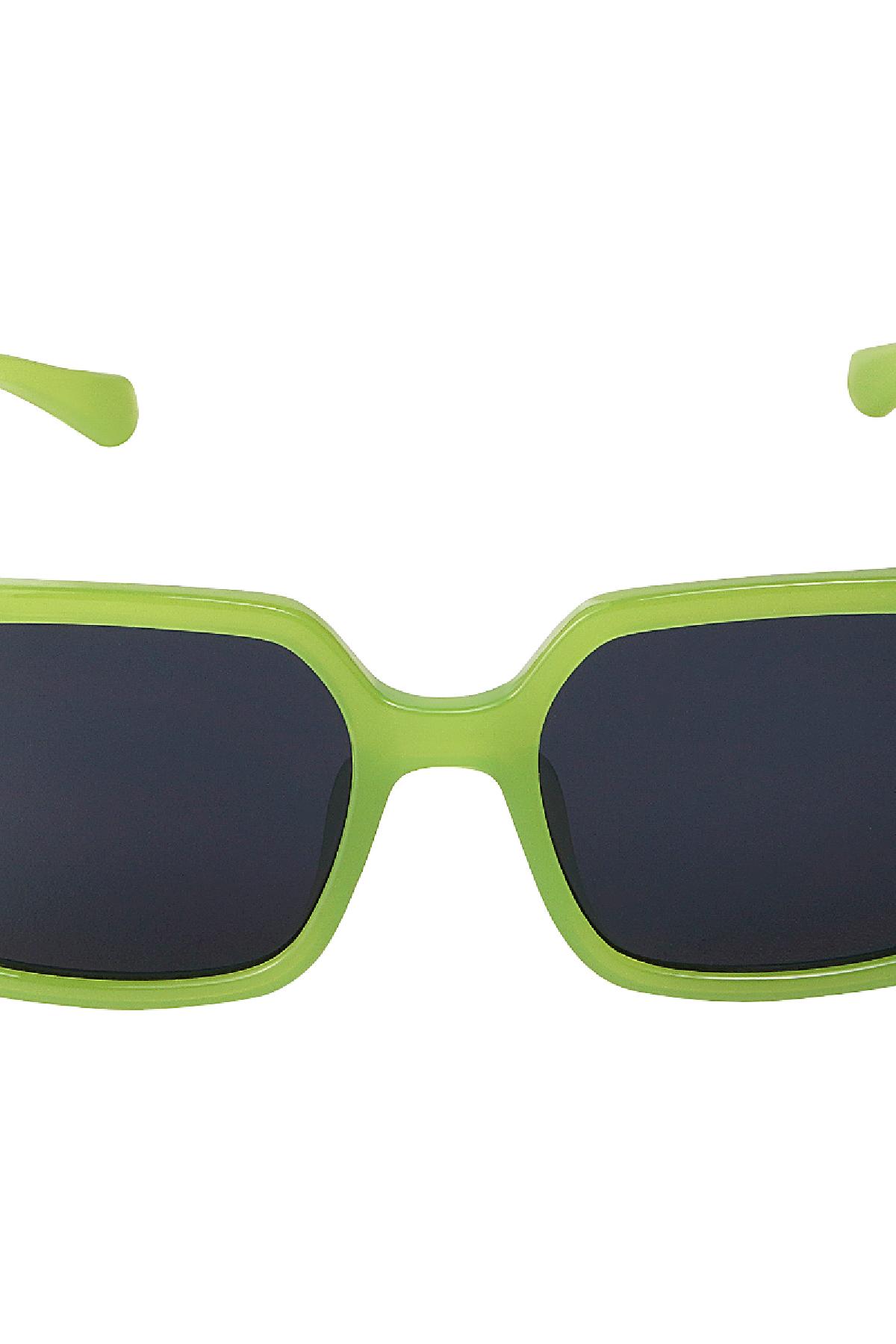 Big colourful sunglasses Green PC One size h5 Picture3