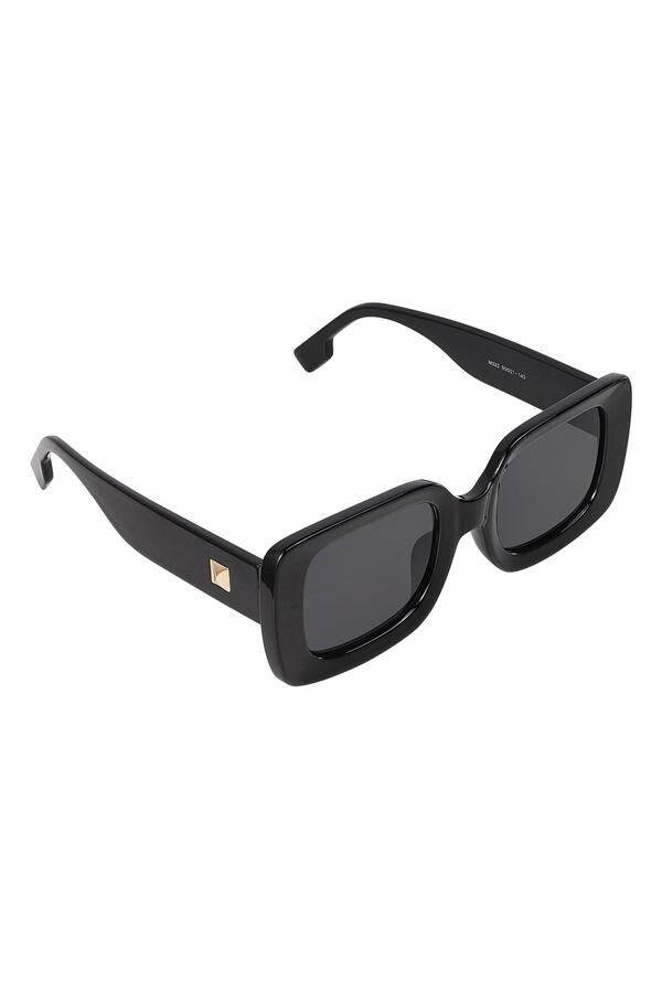 Retro-Sonnenbrille Schwarz PC One size