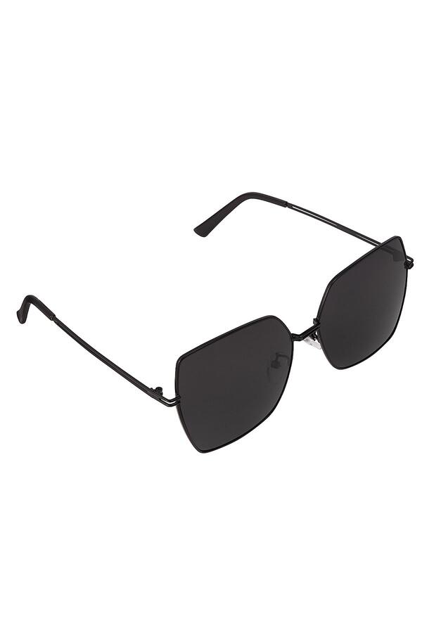 Thin sunglasses Black Metal One size