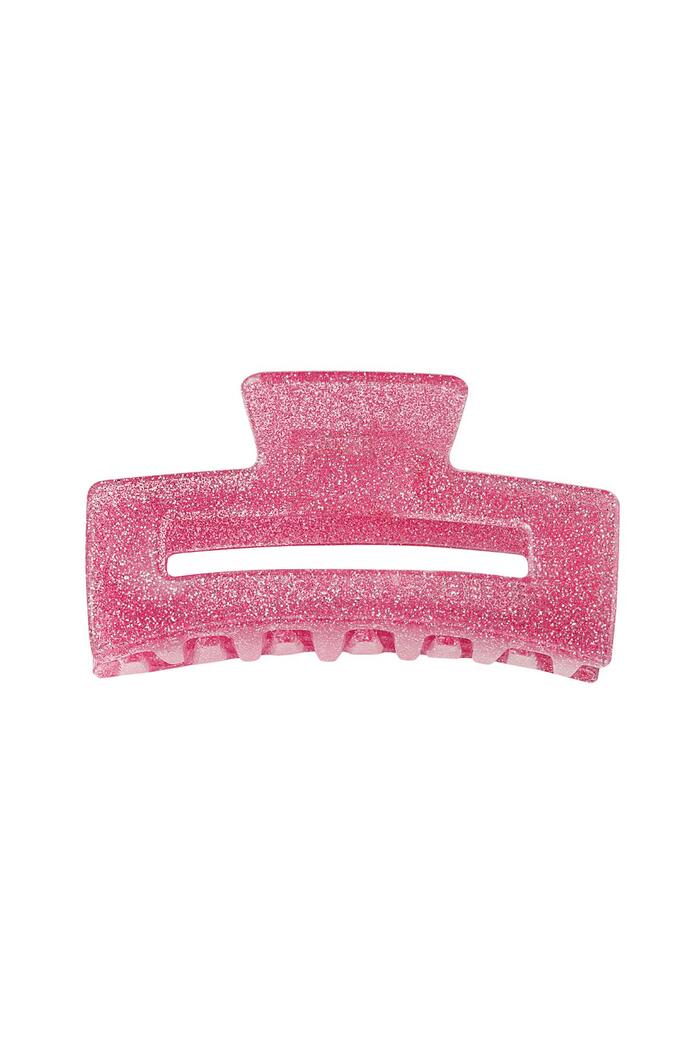 Hair clip glitter Pink Sheet Material 